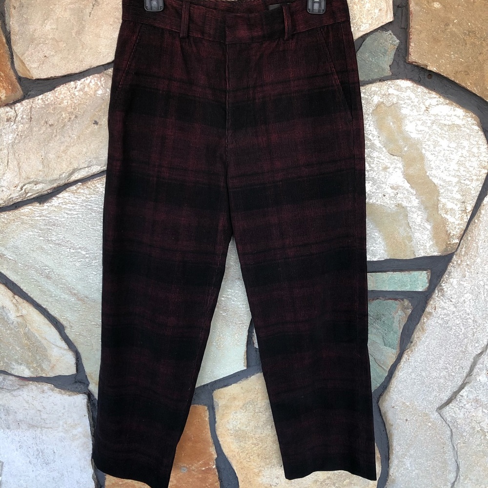 AG The Elivie crop pants in Pagoda Red